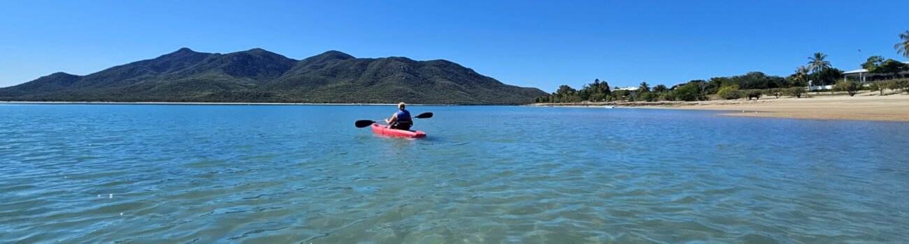 Kayaking crystal clear waters