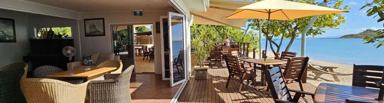 BiFold doors open to Restaurant and Bar