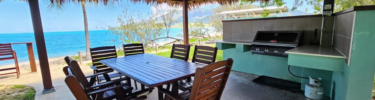 Montes Cabana Showing BBQ and Seating area