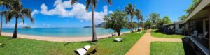 Beachfront View with Sun Loungers